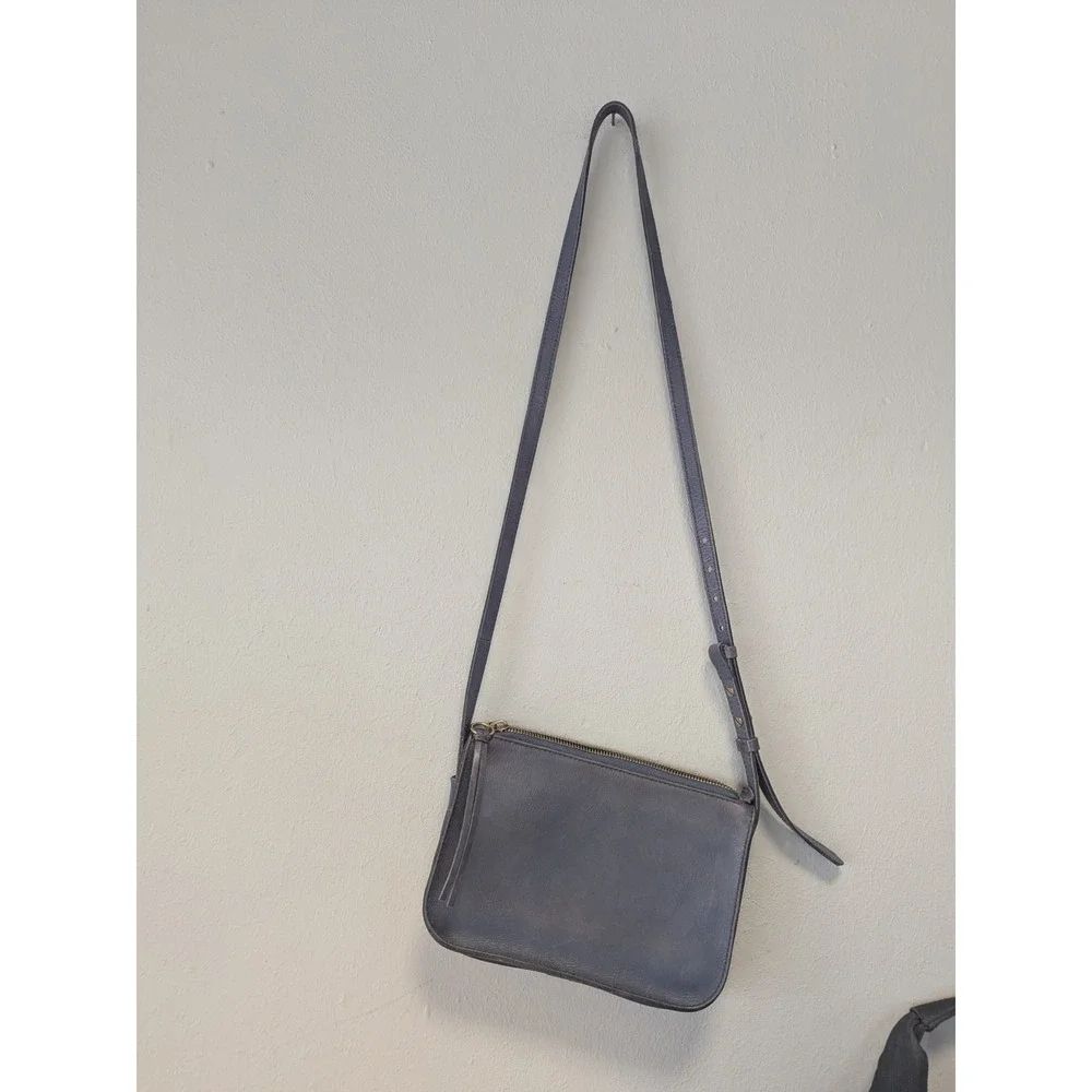 Madewell Women's‎  Blue Leather Crossbody Bag